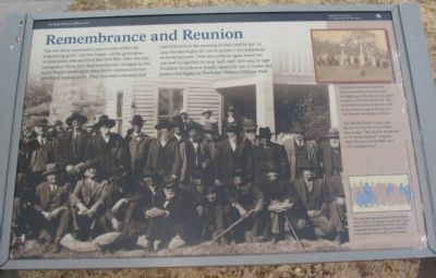 Remembrance and Reunion Marker. Click for full size. Remembrance and Reunion Marker image. Click for full size.