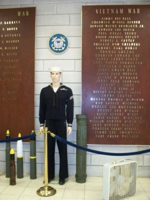 Vietnam War Memorial inside Veterans Museum image. Click for full size.