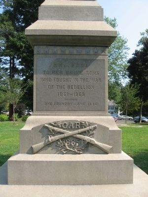 Branford Soldiers Monument image. Click for full size.
