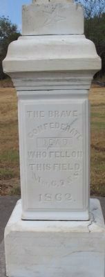 Front of Memorial. Click for full size. Front of Memorial image. Click for full size.