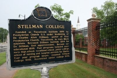 Stillman College Marker image. Click for full size.