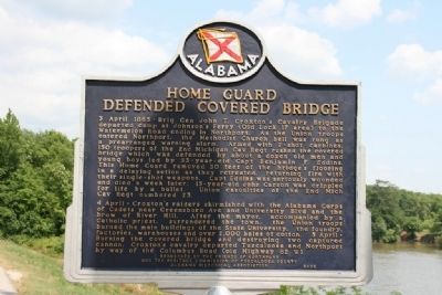 Side A: Home Guard Defended Covered Bridge image. Click for full size.