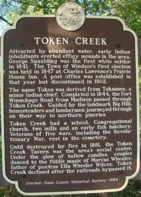 Token Creek Marker image. Click for full size.