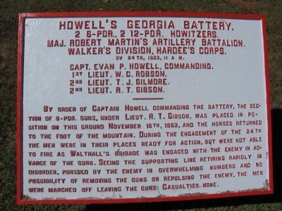 Howell's Georgia Battery Tablet image. Click for full size.