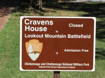 The Cravens House Marker. Click for full size. The Cravens House Marker image. Click for full size.