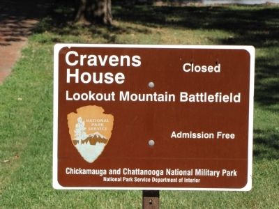 The Cravens House Marker image. Click for full size.