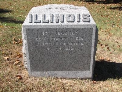 Illinois 92d Infantry Marker image. Click for full size.
