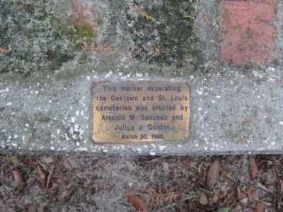 Oaklawn & St. Louis Cemeteries Marker image. Click for full size.