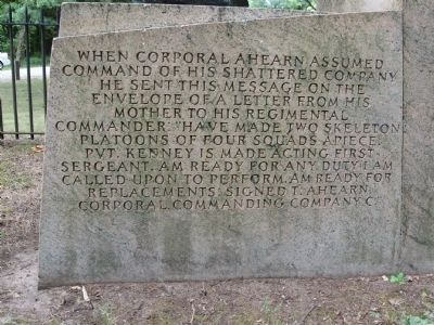 Corporal Timothy Francis Ahearn Marker image. Click for full size.