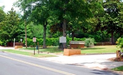 Abbeville's Confederate Colonels Marker<br>Entrance to the Abbeville Civic Center. Click for full size. Abbeville's Confederate Colonels Marker<br>Entrance to the Abbeville Civic Center image. Click for full size.