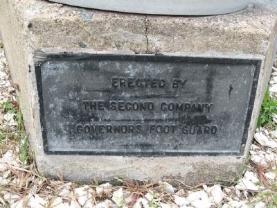 Marker at the Base of a Flagpole image. Click for full size.