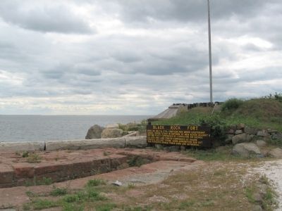 Black Rock Fort Marker. Click for full size. Black Rock Fort Marker image. Click for full size.