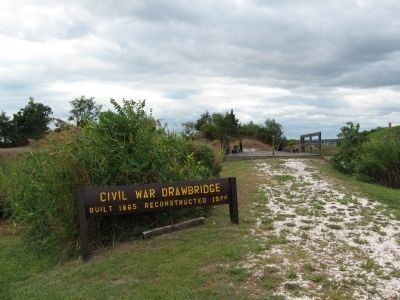 Civil War Drawbridge image. Click for full size.