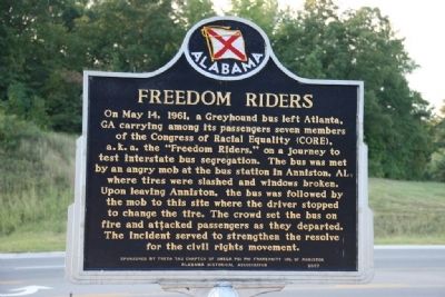 Freedom Riders Marker image. Click for full size.