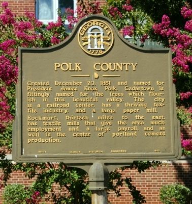 Polk County Marker image. Click for full size.