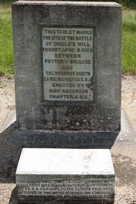 Site of The Battle of Dingle's Mill Marker image. Click for full size.