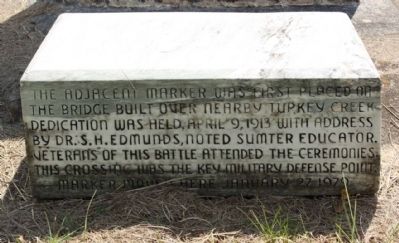 Site of The Battle of Dingle's Mill Lower Marker image. Click for full size.