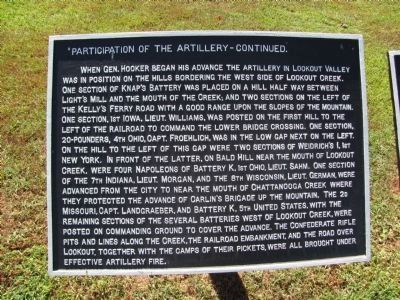Participation of the Artillery Marker image. Click for full size.