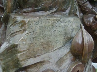 Back of Memorial image. Click for full size.