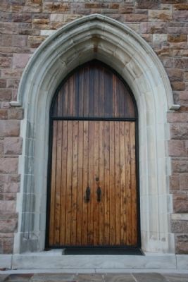 Grace Episcopal Church Sanctuary Door image. Click for full size.