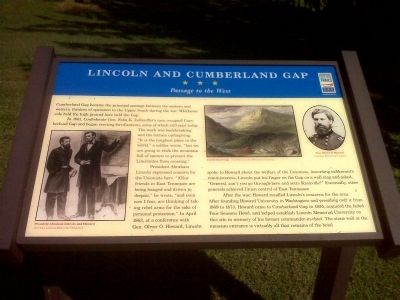 Lincoln and Cumberland Gap Marker image. Click for full size.