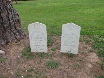 Tombstones at Lagrange College image. Click for full size.