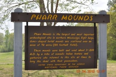 Pharr Mounds Marker image. Click for full size.