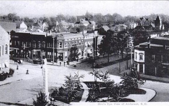 Birds-Eye-View of Anderson from the Hotel Chiquola image. Click for full size.