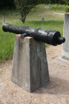 Site of The Battle of Dingle's Mill Cannon. Click for full size. Site of The Battle of Dingle's Mill Cannon image. Click for full size.