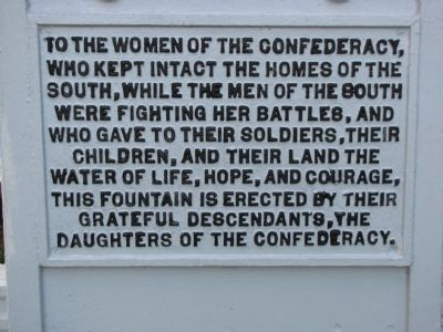 Women of the Confederacy Marker image. Click for full size.