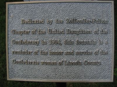 Women of the Confederacy Marker. Click for full size. Women of the Confederacy Marker image. Click for full size.