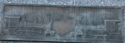 Transcontinental Railroad Plaque. Click for full size. Transcontinental Railroad Plaque image. Click for full size.