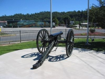 Reproduction Cannon and Mural image. Click for full size.