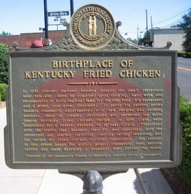 Side B: Birthplace of Kentucky Fried Chicken image. Click for full size.