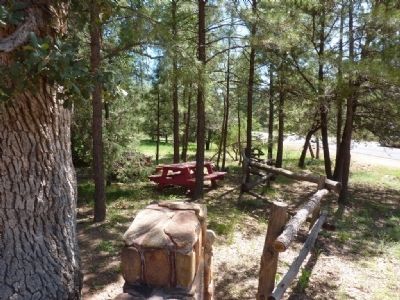 The View East Over the Strawberry School Marker. Click for full size. The View East Over the Strawberry School Marker image. Click for full size.
