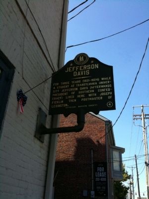 Jefferson Davis Marker. Click for full size. Jefferson Davis Marker image. Click for full size.