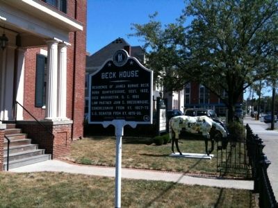 Beck House Marker (2) image. Click for full size.