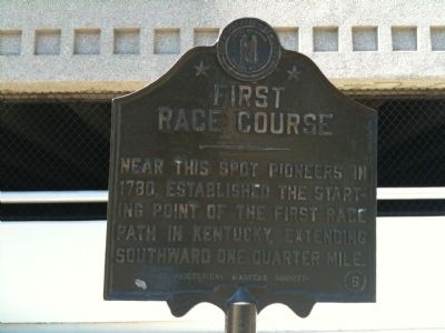 First Race Course Marker image. Click for full size.