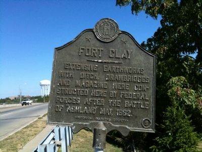 Fort Clay Marker image. Click for full size.
