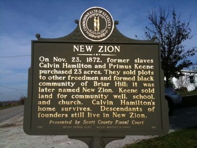 New Zion Marker image. Click for full size.