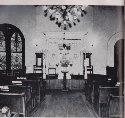 Original Tree of Life Congregation interior image. Click for full size.