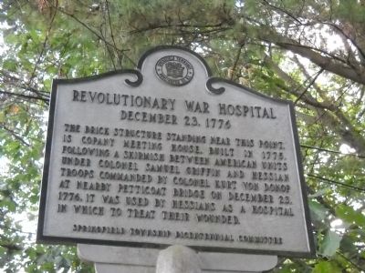 Revolutionary War Hospital Marker image. Click for full size.
