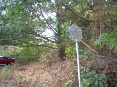 Marker on Jacksonville Jobstown Road. Click for full size. Marker on Jacksonville Jobstown Road image. Click for full size.
