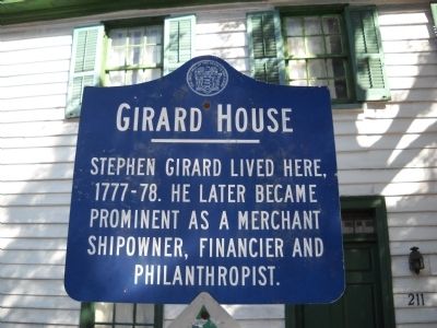Girard House Marker image. Click for full size.