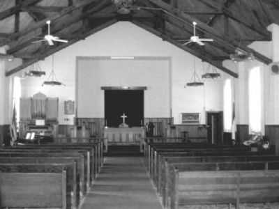 Copperton Community Methodist Church Interior image. Click for full size.