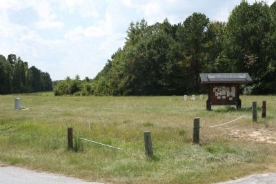 Battle of Dingle's Mill Battleground: Confederate Tribute left, Union Tribute right image. Click for full size.