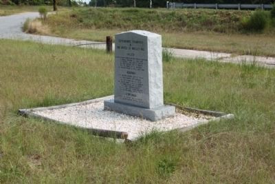 Battle of Dingle's Mill Marker, Confederate Tribute image. Click for full size.