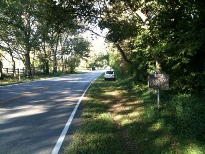 Marker traveling west. Click for full size. Marker traveling west image. Click for full size.