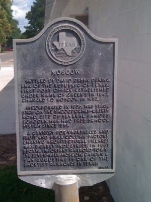 Moscow Marker. Click for full size. Moscow Marker image. Click for full size.