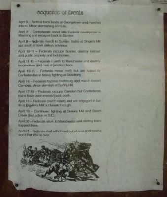 Battle of Dingle's Mill Sequence of Events image. Click for full size.